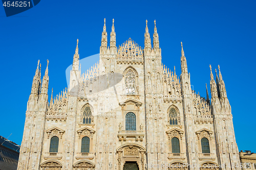 Image of Milan Cathedral close-up. Italy
