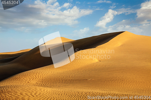 Image of Dunes of Thar Desert, Rajasthan, India