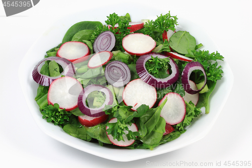 Image of Mixed Organic Baby Spinach Salad. 