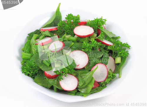 Image of Mixed Organic Baby Spinach Salad. 