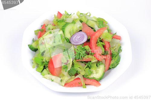 Image of Mixed Organic Green Salad. 