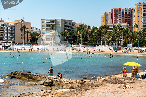 Image of Spanish beach scene