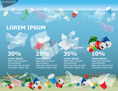 Image of Vector Environment Pollution Illustration