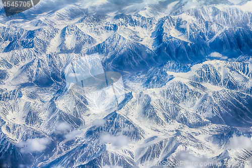 Image of Spring landscape. Mountains with altitude