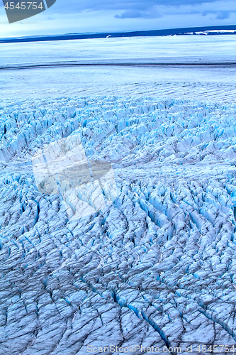 Image of Harsh glaciers of Arctic. Live glacier