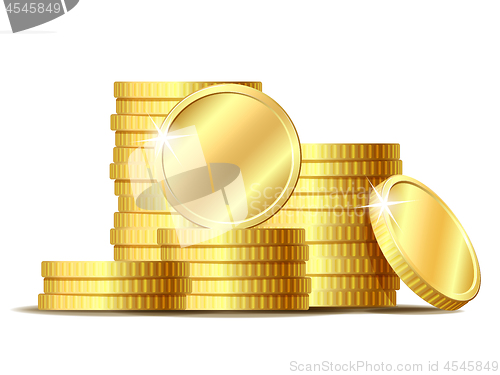 Image of Stack of gold coins