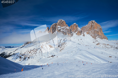 Image of Ski resort in Dolomites, Italy