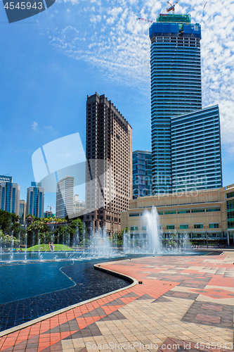 Image of Skyline of Central Business District of Kuala Lumpur, Malaysia