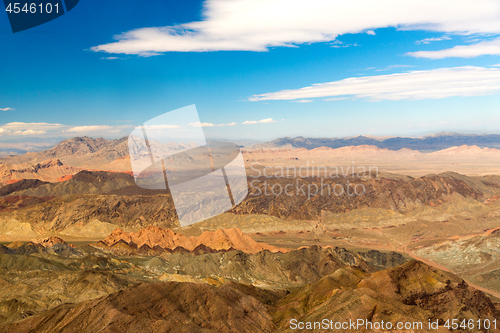 Image of aerial view of grand canyon from helicopter