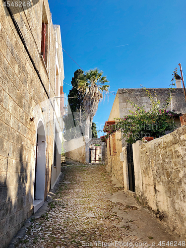 Image of Historical street of old town Rhodes