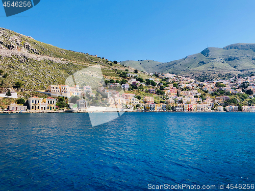 Image of Beautiful view of Symi island