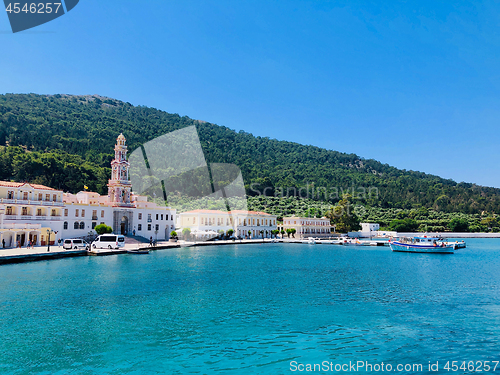 Image of Panormitis Monastery, Symi island, Greece