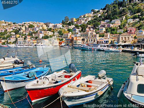 Image of Beautiful view of Symi island