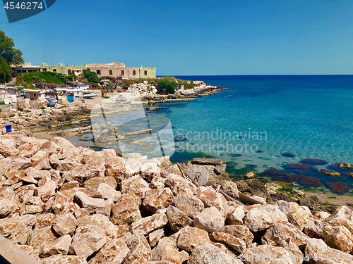 Image of beautiful coastline of Rhodes island