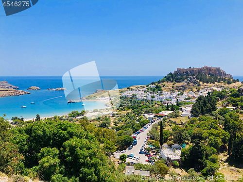 Image of Panoramic view of Lindos