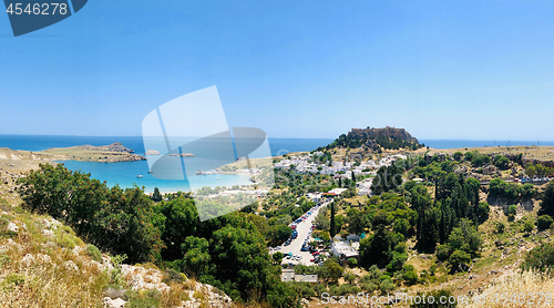 Image of Panoramic view of Lindos