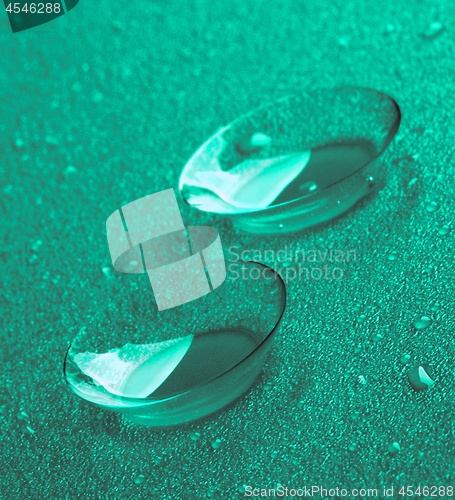 Image of Two Contact Lenses