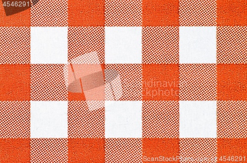 Image of Orange Checkered Background