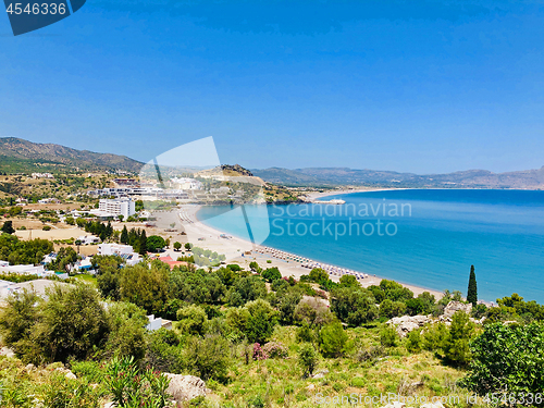 Image of Beautiful landscape of Rhodes Island