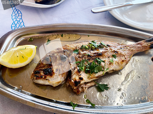 Image of freshly grilled fish
