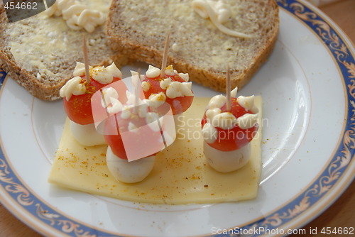 Image of sandwiches a la mushroom