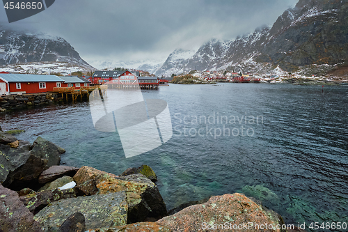 Image of A village on Lofoten Islands, Norway