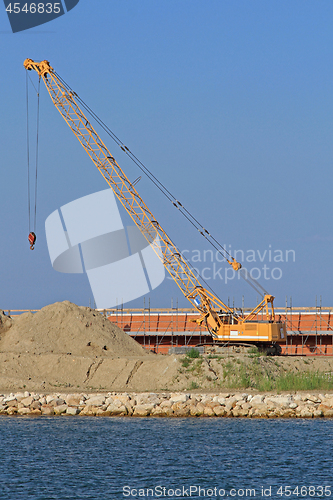 Image of Crawler Crane Construction