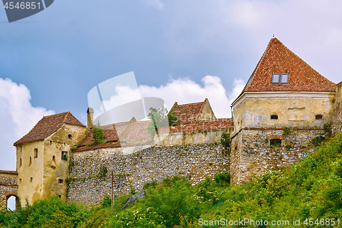 Image of Rasnov Citadel in Romania