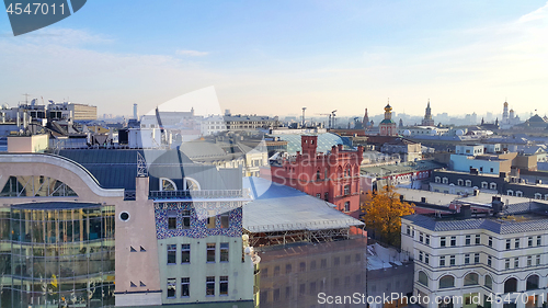 Image of Panorama historic center of Moscow, capital of Russia