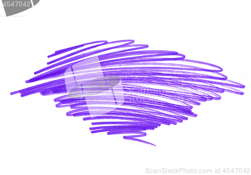 Image of Abstract bright lilac touches texture on white