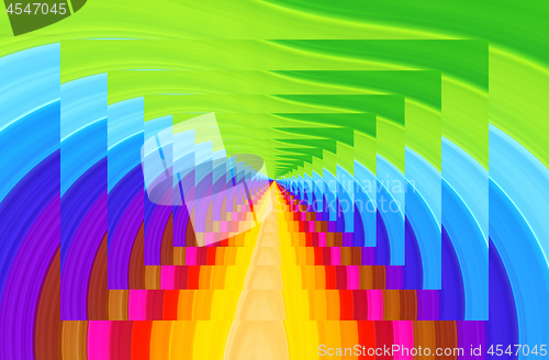 Image of Bright colorful background with abstract pattern