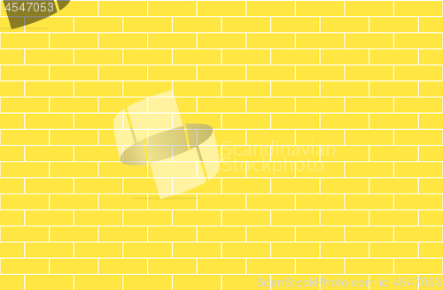 Image of Yellow brick wall, abstract seamless background