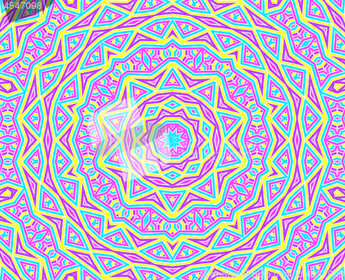 Image of Background with bright colorful concentric pattern