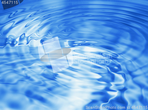 Image of Bright blue abstract background with water ripples pattern