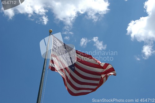 Image of Flag in the breeze