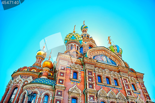 Image of Famous church of the Savior on Spilled Blood in Saint Petersburg