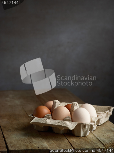 Image of fresh natural organic eggs