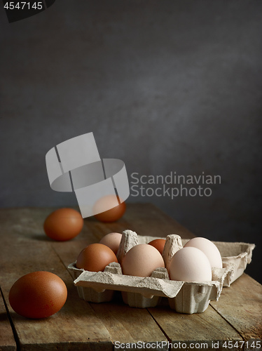 Image of fresh natural organic eggs