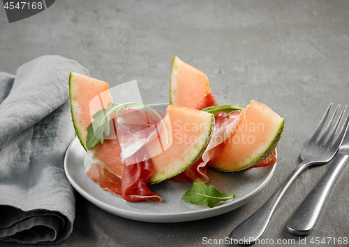 Image of melon and ham