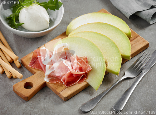 Image of melon and ham