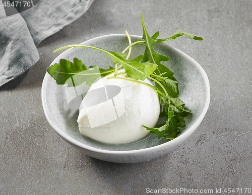 Image of bowl of mozzarella cheese