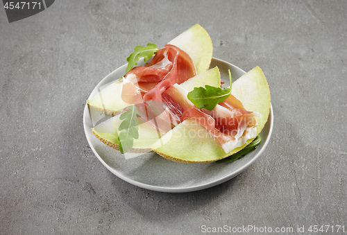 Image of melon and ham