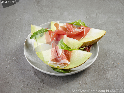 Image of melon and ham