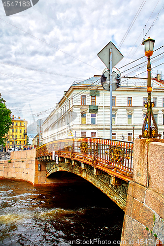 Image of bridge across Moyka river