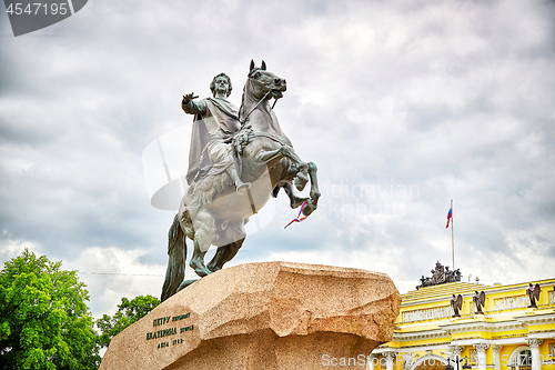 Image of Monument of Russian emperor Peter the Great, known as The Bronze