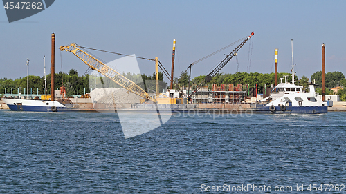 Image of Floods Construction Barge