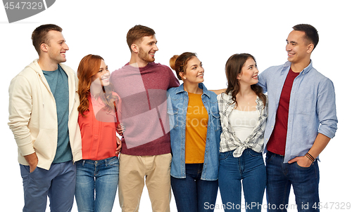 Image of group of smiling friends