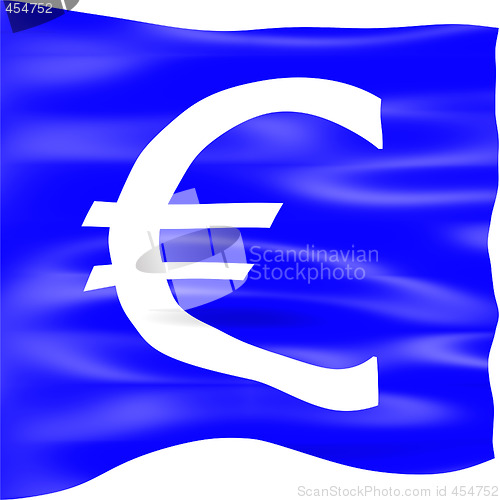 Image of Euro Currency Flag