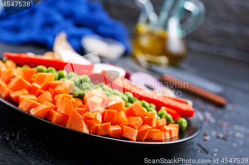 Image of mushrooms with vegetables