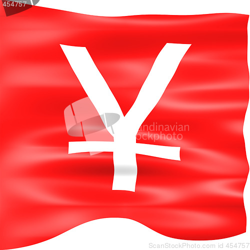 Image of 3D Yen Flag